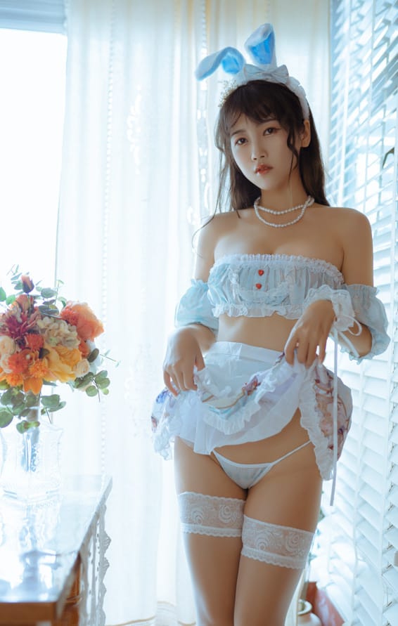 不呆猫 –NO.025兔子女友[55P/493MB]-1