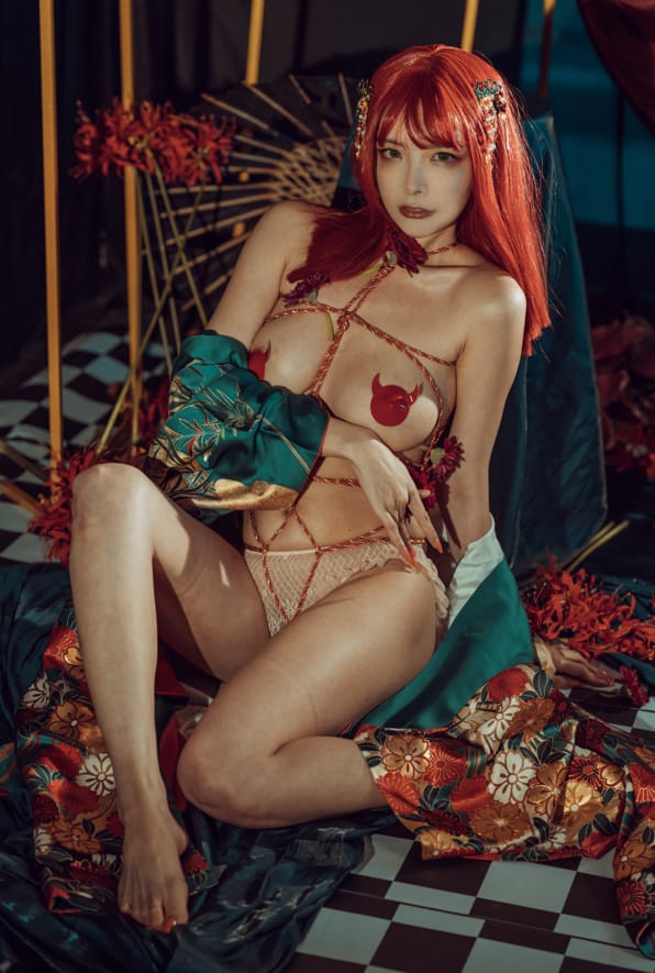 秋和柯基 –NO.047 和服[36P1V673MB]-1
