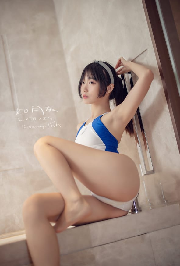 如月灰 –NO.16 蓝白竞泳[40P/159MB]-2