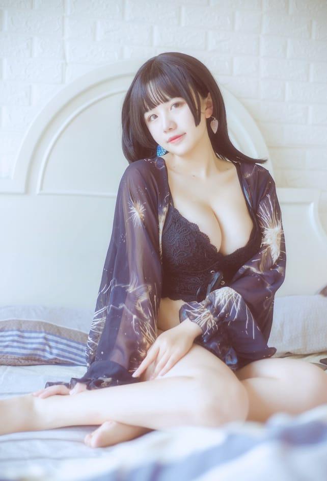 阿半今天很开心 – NO.016 黑色吊带[23P-220MB]-1
