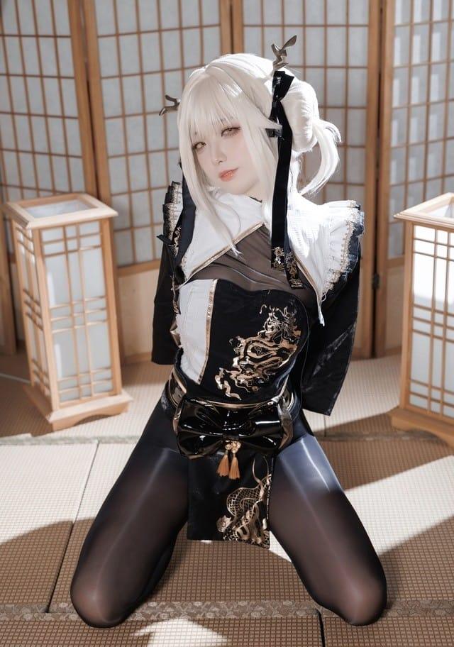 封疆疆v – NO.54 NIKKE 白兔布兰儿 和服[40P-481MB]-2