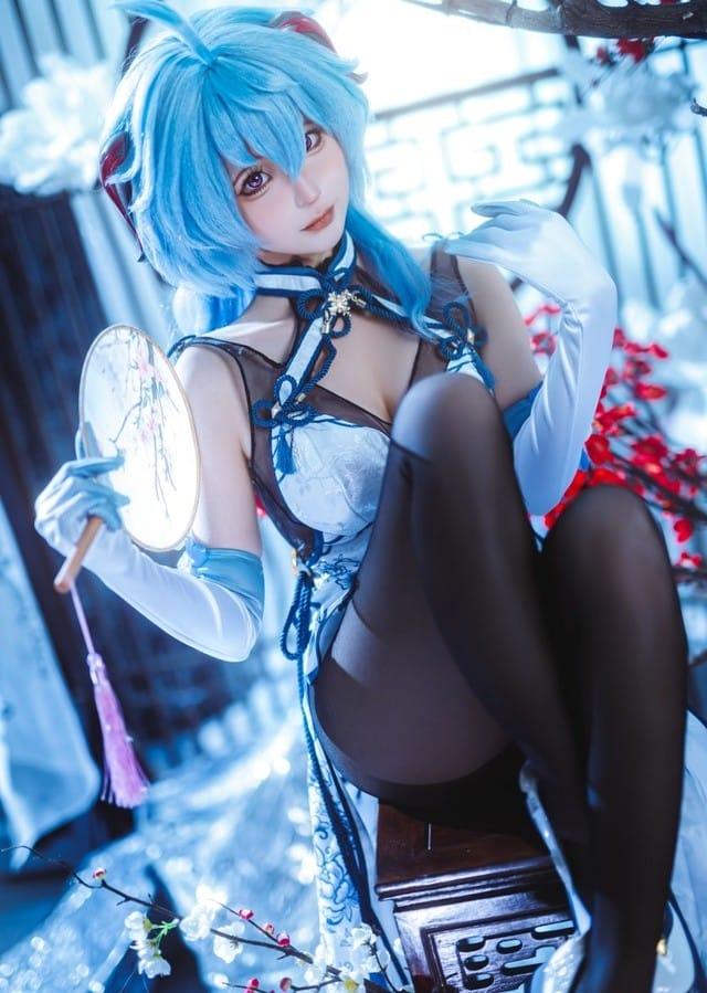 蠢沫沫 – NO.332 24年会员 原神 甘雨旗袍[27P-175MB]-1