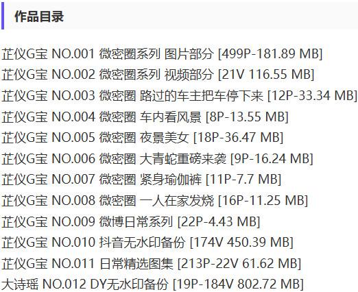 芷仪G宝(大诗瑶) – 微密圈等写真&视频合集【持续更新中】-2