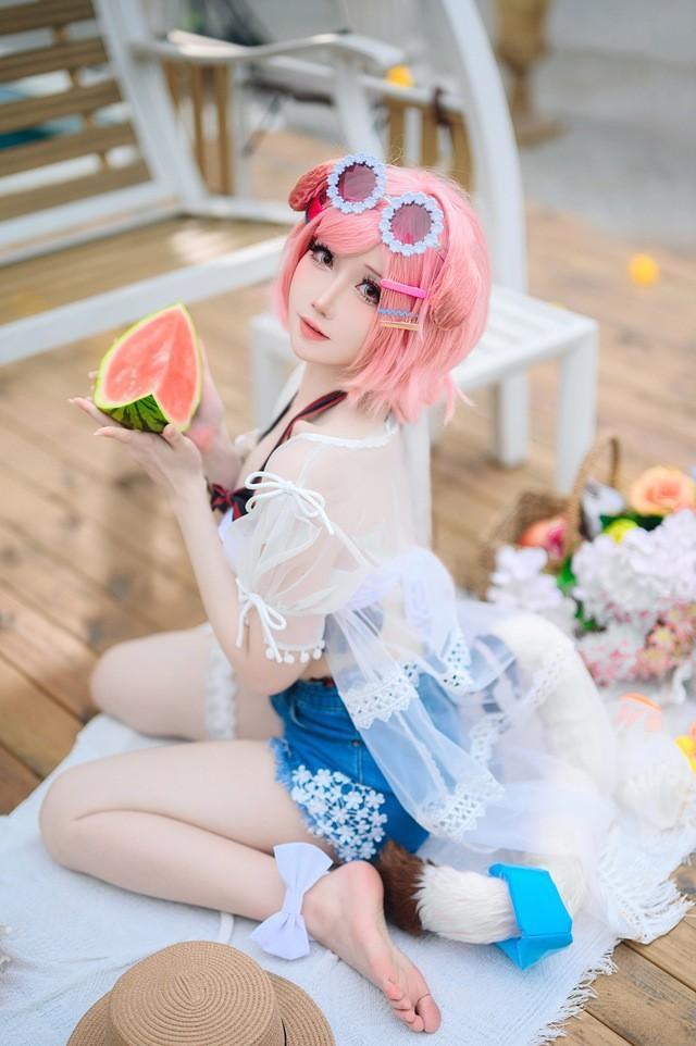 焖焖碳 – NO.036 明日方舟 澄闪泳装 [22P-166MB]-2