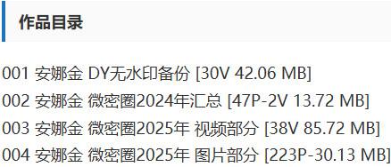 安娜金 – 微密圈等写真&视频合集【持续更新中】-2