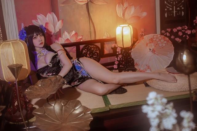 二佐Nisa – NO.203 碧蓝航线-比叡鲟旗袍[24P-388MB]-1