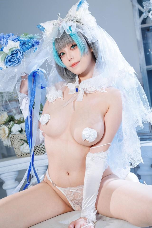 蜜汁猫裘 – NO.120 碧蓝航线 柴郡 花嫁[[134P2V-6.94GB]-1